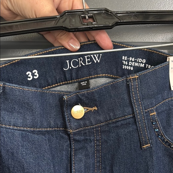 J. Crew Blue Wide Leg Flare Jeans - Picture 3 of 4